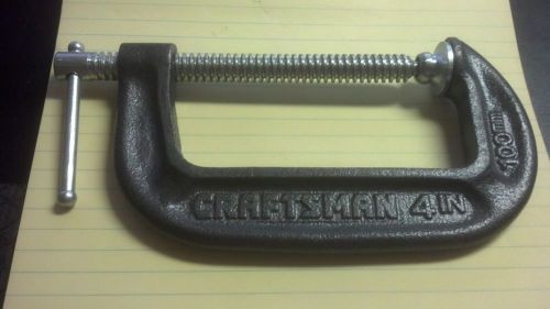 Sears Craftsman  4&#034; C-Clamp 2&#034; Deep - Part # 66724