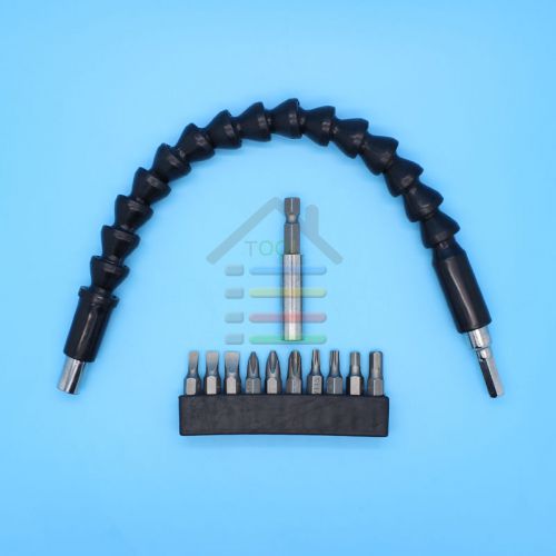 Flexible power screwdriver bits extension bar socket fit corded &amp; cordless drill for sale