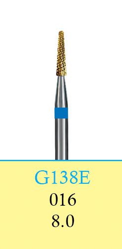 Dental Lab Carbide Cutters-HP Shank (44.5 mm)-G138E/016 (8358)-Cross Cut(2 Burs)