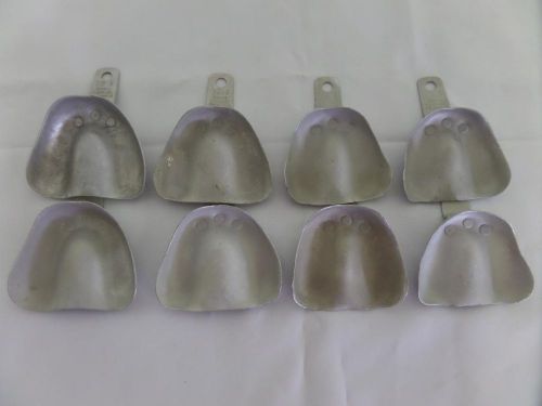 Bunce kanouse technique dental impression trays *lot of 8 miscellaneous* for sale