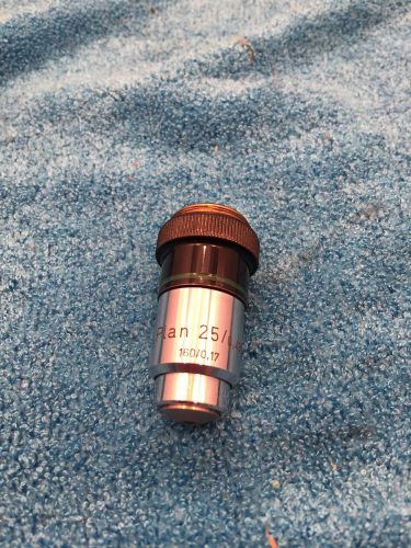 Zeiss Microscope Objective 25x Plan 25/0,45 160/0,17