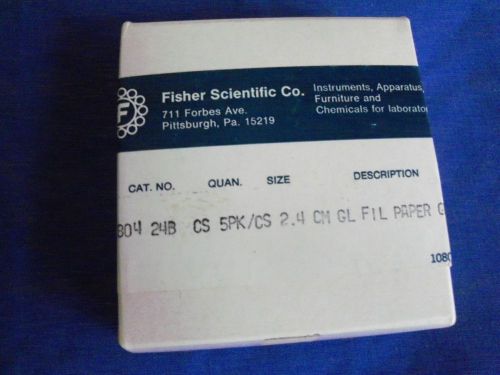 Fischer Scientific Factory Sealed NOS Glass Micro Filters  9-804-24B 2.4cm
