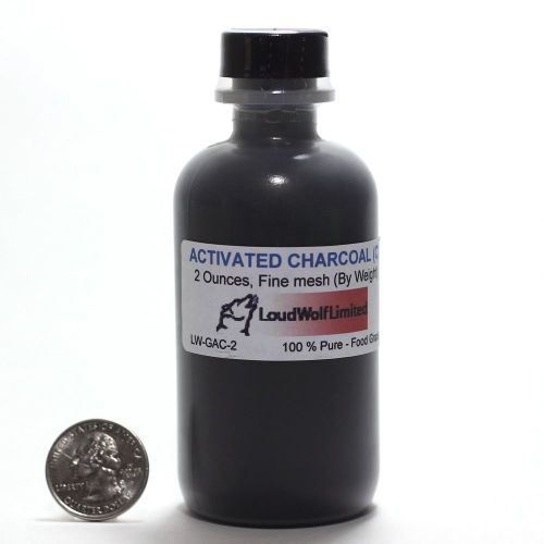 Activated charcoal fine  reagent grade  2 oz  ships fast from usa for sale