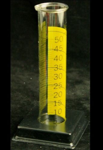 Economy graduated cylinder: 50ml transparent plastic-pack of 2 for sale