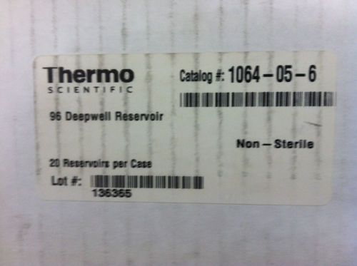 Thermo Scientific 96 Depwell reservoir Non-sterile 1064-05-6