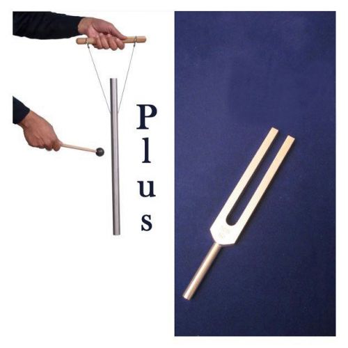 528 hz tuning fork &amp; 528 hz 21&#034; pipe for sound healing -part of solfeggio for sale