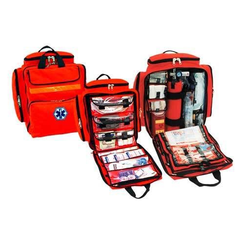 Mega trauma pack - paramedic/emt backpack bag - orange for sale