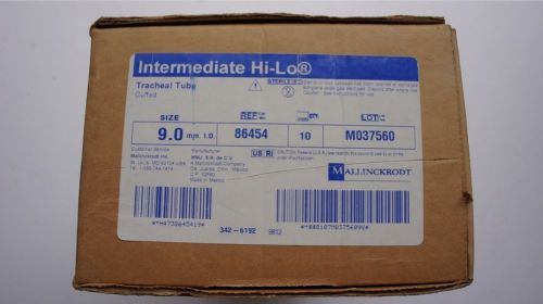 Mallinckrodt Intermediate Hi-Lo Tracheal Tube Cuffed Size 9.00mm   REF 86454