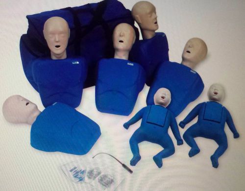 CPR Prompt® Manikin – 7-Pack, Blue, with Carrying Bag