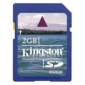 Kingston 2gb sd digital memory card for olympus ds-5000 for sale