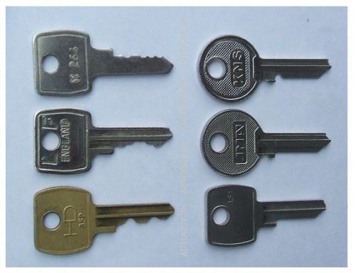 2 X LOWE &amp; FLETCHER KEYS CUT TO CODE NUMBER FOR L&amp;F LOCKS ! SPARE-REPLACEMENT