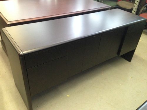 Storage credenza in black color wood by la-z-boy chair co. for sale