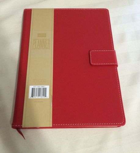 18 Months 7/2014 2015 Weekly Monthly RED  Day Planner Dated magnet closure