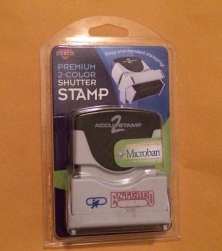 Cosco Stamp 035544 Accustamp2 Shutter Stamp With Microban Entered
