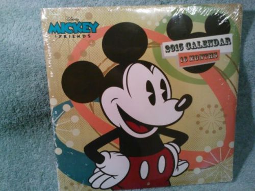 New Disney Mickey Mouse &amp; Friends 16 months Calendar 2015  school home 10&#034;X 10&#034;