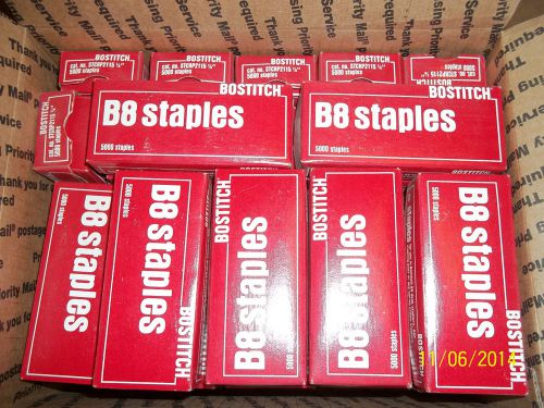 Bostitch Staples B8 41 5000 Ct. Boxes Free Shipping