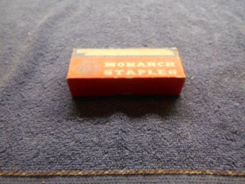 Vintage  Monarch/Pilot staple good condition box almost full of staples &#034;1&#034;
