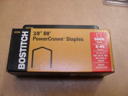 Stanley Bostitch 3/8&#034; B8 Powercrown Staples Brand
