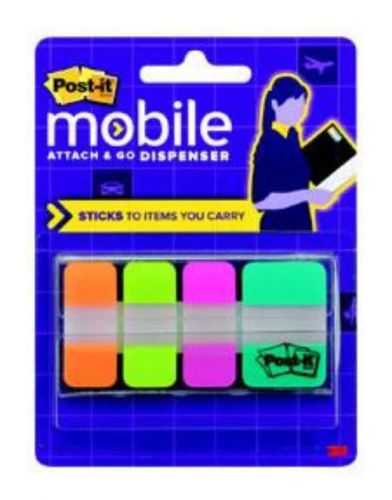 Post-it Mobile Attach &amp; Go Tabs Dispenser 30 5/8&#039;&#039; and 10 1&#039;&#039; Tabs