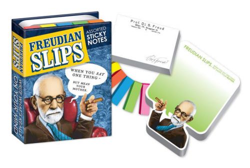 Freudian Slips Sticky Notes Sigmund Freud Psychology Gift Post-It Psychoanalysis