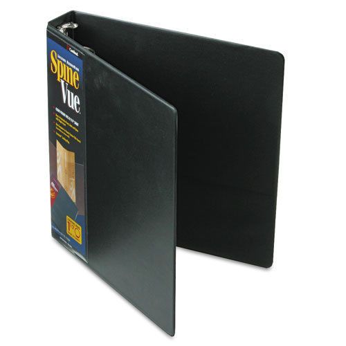 Spine vue locking round ring binder, 1-1/2&#034;, black for sale