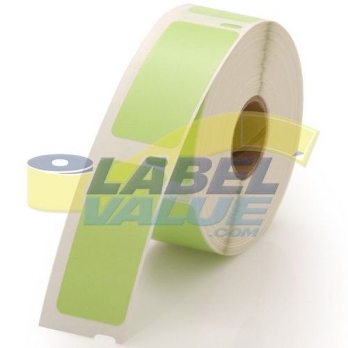 Dymo LV-30336 Compatible Green Labels - 1 x 2-1/8