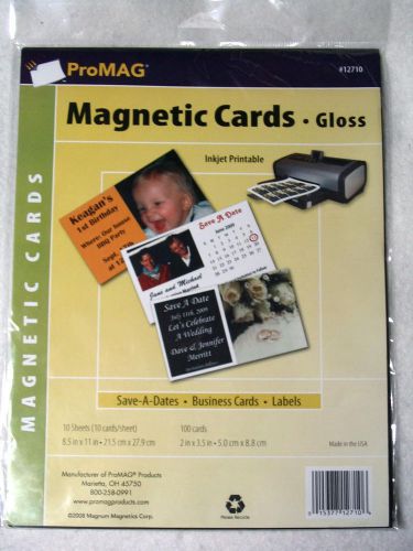 Magnet Cards~Gloss~100~New in Package