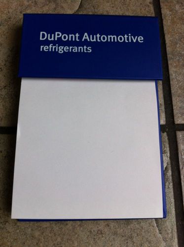 DuPont Automotive Refrigerants Pad of Paper SEMA 2013