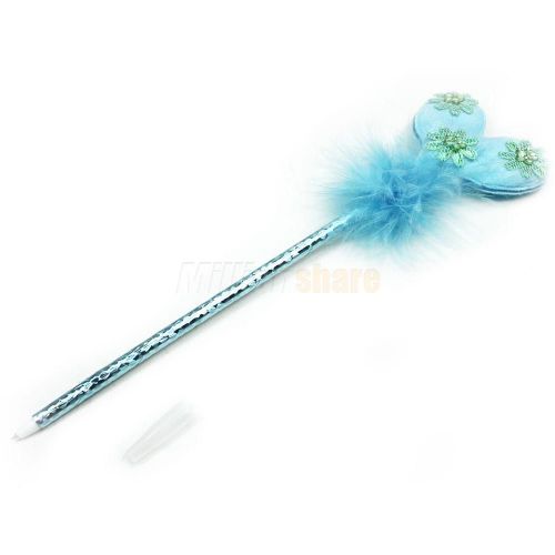 Lot15 lovely heart shaped feather decorative ballpoint pen school christmas gift for sale