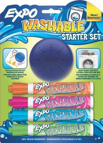 Sanford 1785102 Washable Dry Erase Marker, Med Point, Starter Set, Assorted,