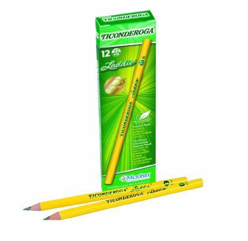 Ticonderoga Laddie Pencil - #2 Pencil Grade - Yellow Barrel - 12 / (dix13040)