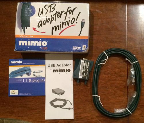 NEW - USB Adapter for Mimio Plug in to USB VIRTUAL INK  Complete with Box