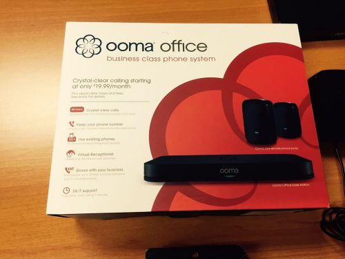 Ooma Office VOIP Phone System with 4 Linx adapters- Free Activation