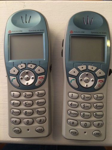 Lot Of (2) Spectalink 6020 LTB100 Phones Working