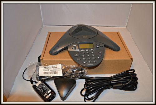 Refurbished Cisco CP-7936 IP VoIP Conference Phone Complete w Accessories 7936