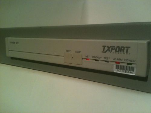 USED - TXPORT Prism 3111 comes with custom rack shelf included- Rack Rdy - USED