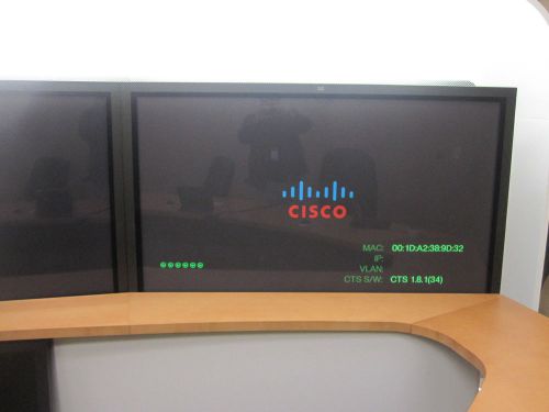 Cisco 65&#034; High Definition Plasma Screen with 1080p Video. Excellent condition.