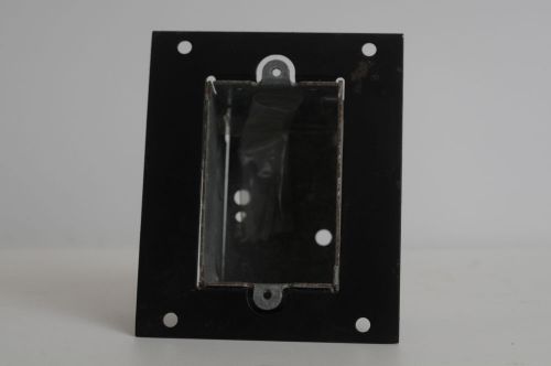 Bowers 52 Gangable Switch Box Steel with Black Wall Mount