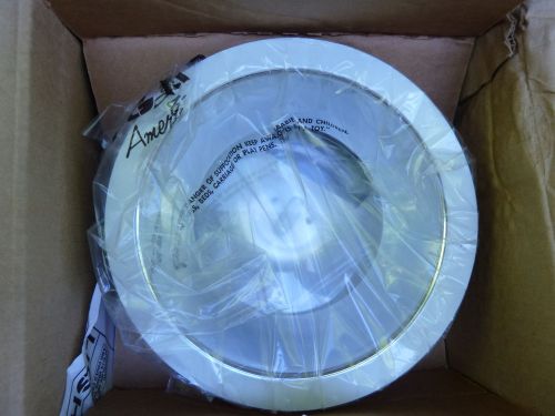 10  lightolier 8091cclw 6&#034; clear recessed fluorescent downlight  calculite white for sale