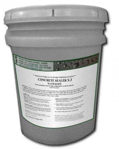 20 (4 X 5) Gallons of Concrete Sealer X-3 aggregate or poured concrete driveways