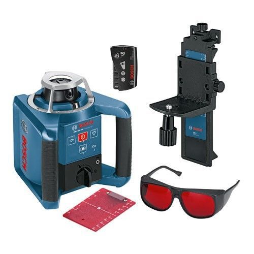 Bosch grl300hv rotary laser level with layout beam.horizontal and vertical plumb for sale