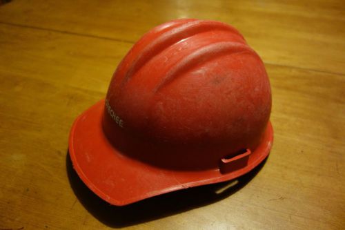 Vintage Bullard Red Hard Hat 3000 Versalyte Hard Boiled Opechee construction