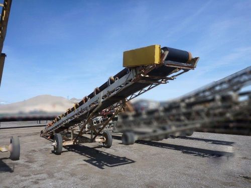 50 ft Radial Stacker Belt 26 Inch Conveyor Portable (Stock #1638)