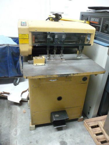 Challenge ms-10a 5 hole paper drill (hydrolic) for sale