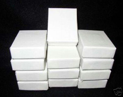 Jewelry gift boxes white swirl embossed 3 x 2 x 1 (12) for sale