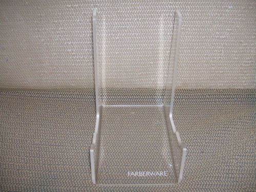 FARBERWARE BOOK or PRODUCT DISPLAY Store Fixture ACRYLIC RACK