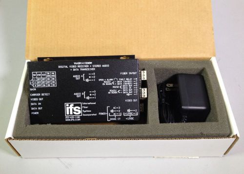 Ifs vaadr14130wdm video receiver &amp; audio receiver/data transceiver sm, 1 fiber for sale