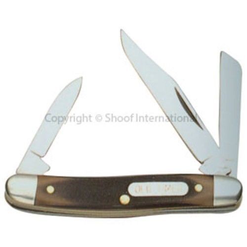 Schrade old timer junior stockman 7cm 3 blade folding pocket knife general use for sale