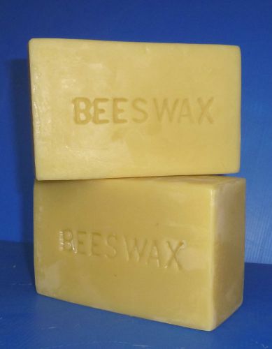 Beeswax 2 blocks x 450 gram each 100% Australian bees wax