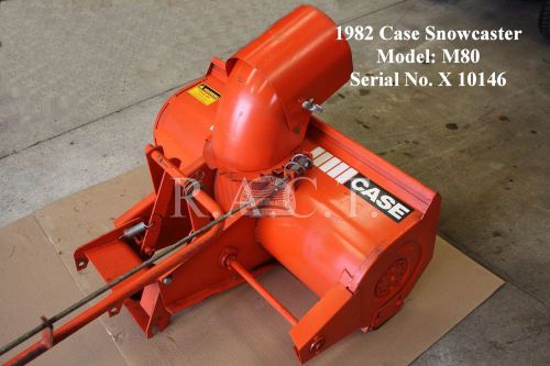 J.I. Case 210 220 222 224 226 ~ Snowcaster ( Snow Thrower Blower ) VERY NICE!